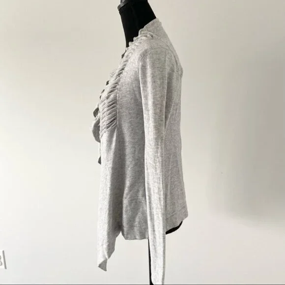 Line  Ruched Front Ruffles Cash Cardigan - Picture 2 of 14